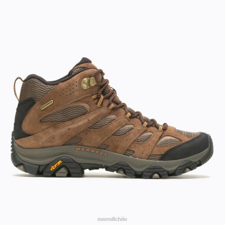 Merrell moab 3 mid impermeable ancho ancho tierra para hombre calzado 824H114 tierra hombres