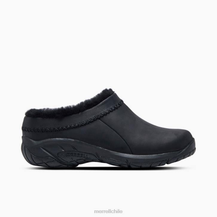 Merrell Encore Ice 4 de cuero negro liso para mujer calzado 824H684 negro liso mujer