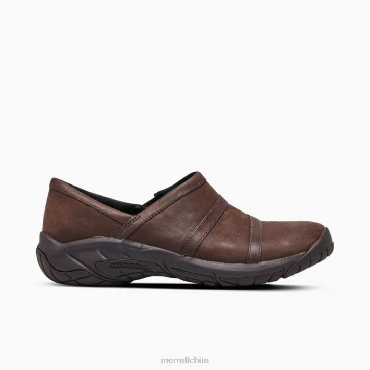 Merrell Encore Moc 4 de cuero para mujer, ancho ancho, helecho calzado 824H687 helecho mujer