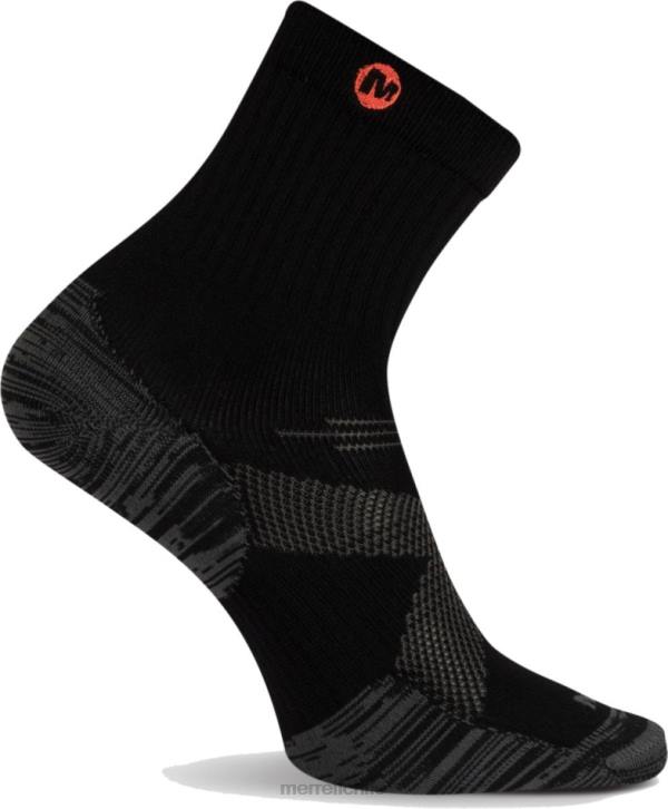 Merrell calcetín de media caña bare access negro ropa 824H106 negro unisexo